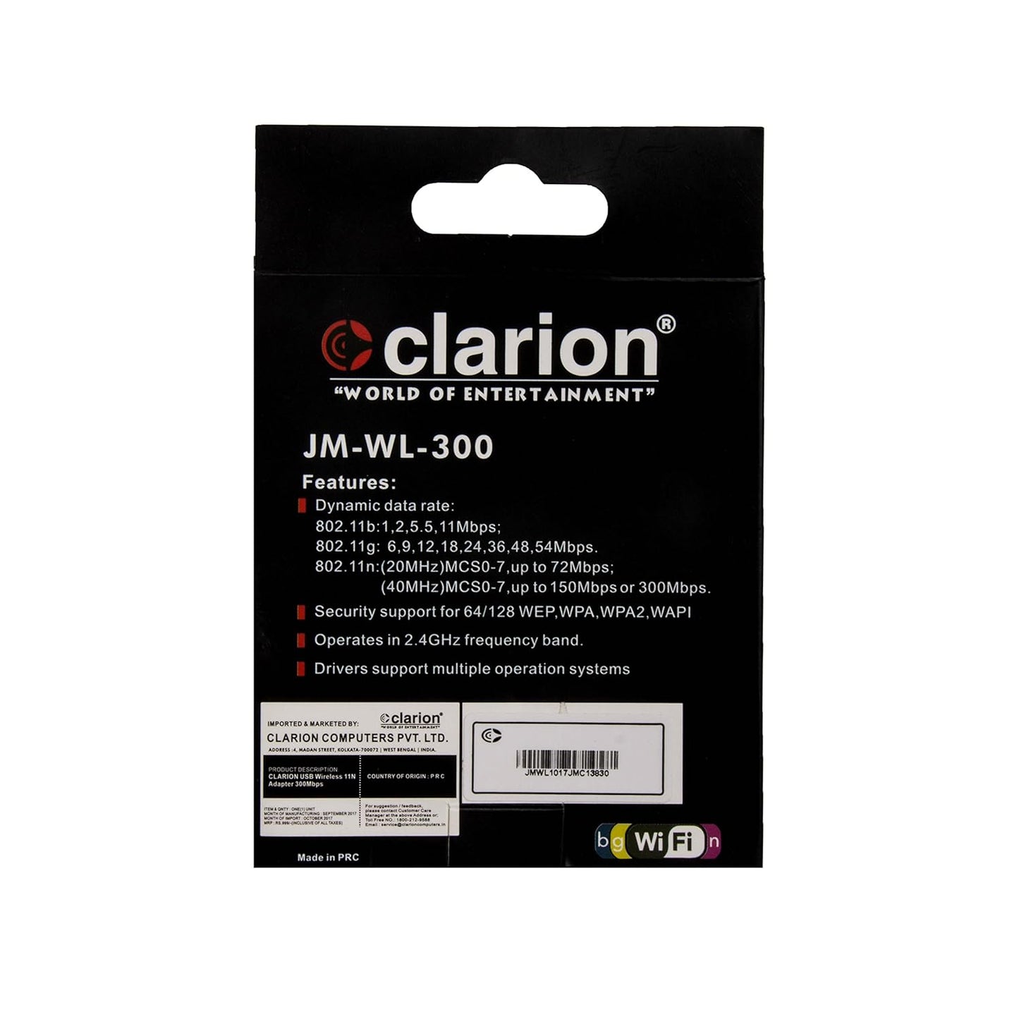 Adaptor Clarion Usb Wireless JM-WL-300