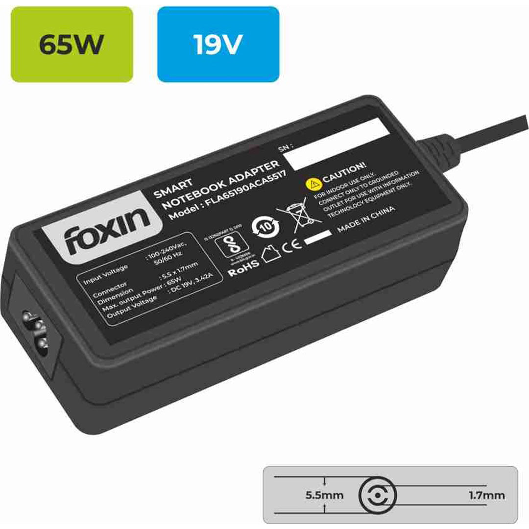 Adapter Foxin for Nb Fla65190aca5517 65w 190v