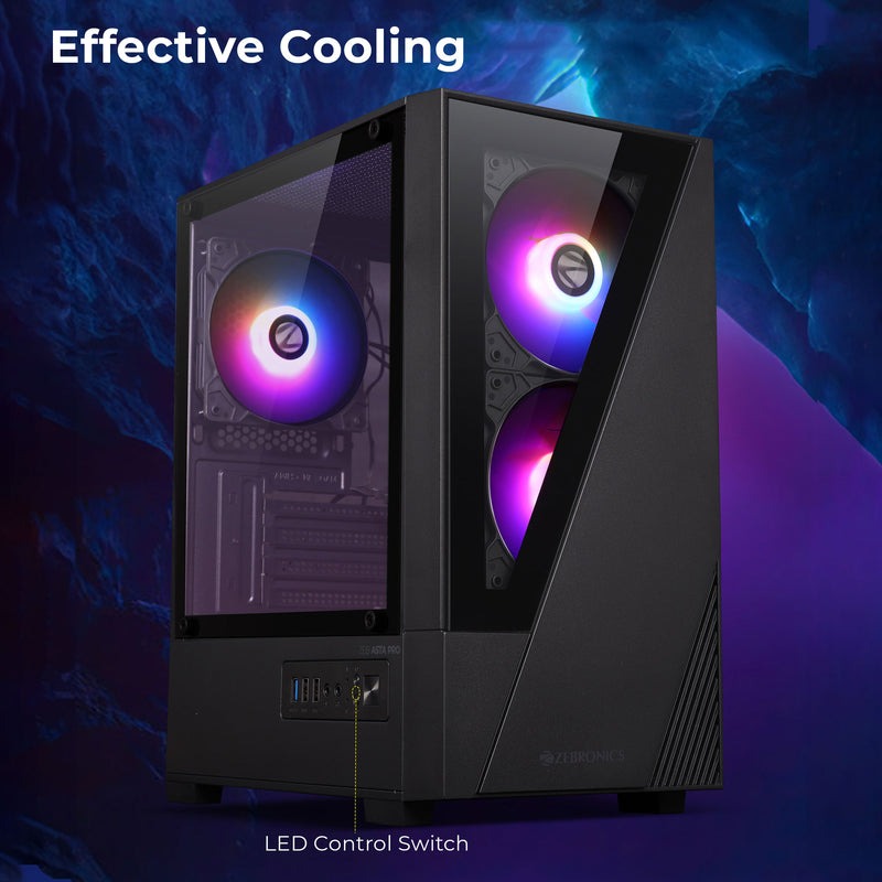 Cabinet Zebronics Asta Pro-B W/O Smps