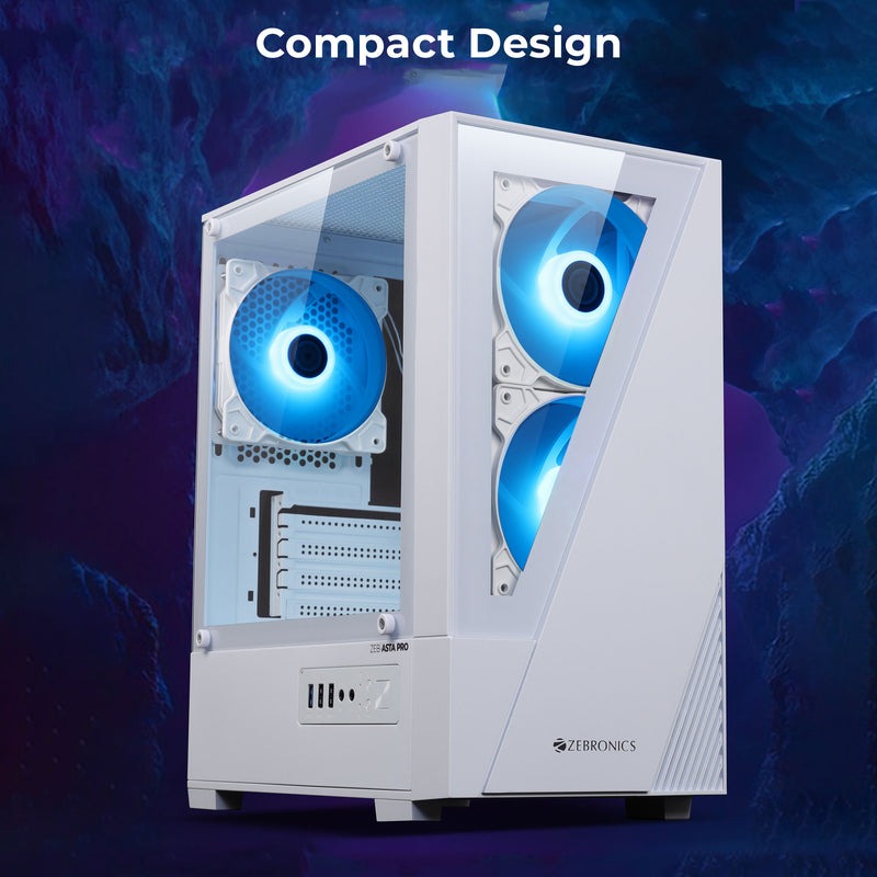Cabinet Zebronics Asta Pro-W W/O Smps