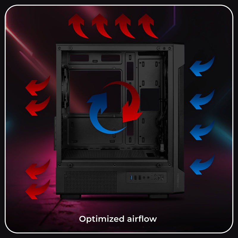 Cabinet Zebronics Stealth W/O Smps