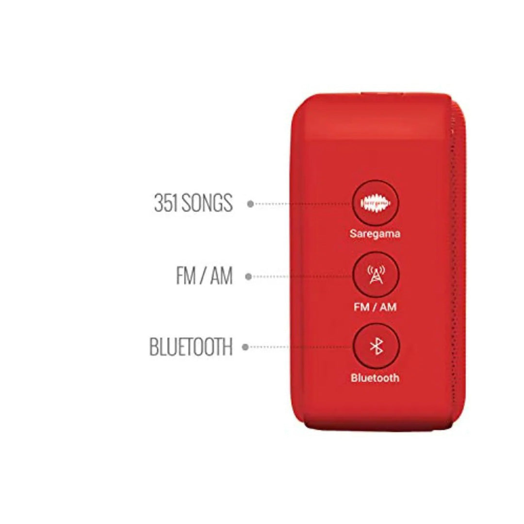 Carvaan Mini 2.0 Bengali Sunset Red MR0012