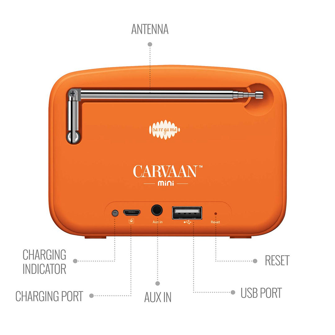 Carvaan Mini 2.0 Bhagwad Gita Orange MR0029
