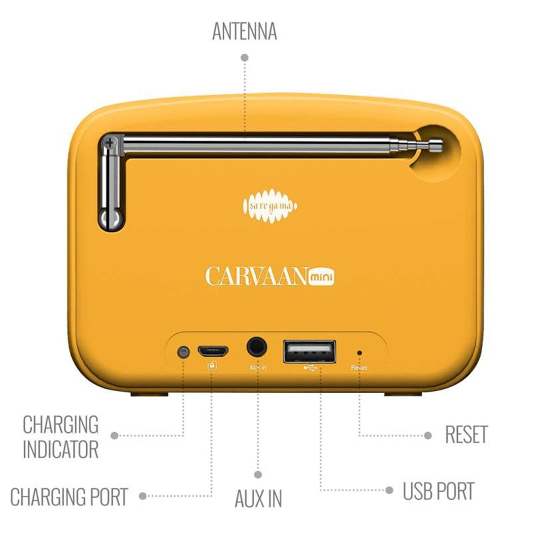 Carvaan Mini 2.0 Punjabi Gurbani Saffron MR0013