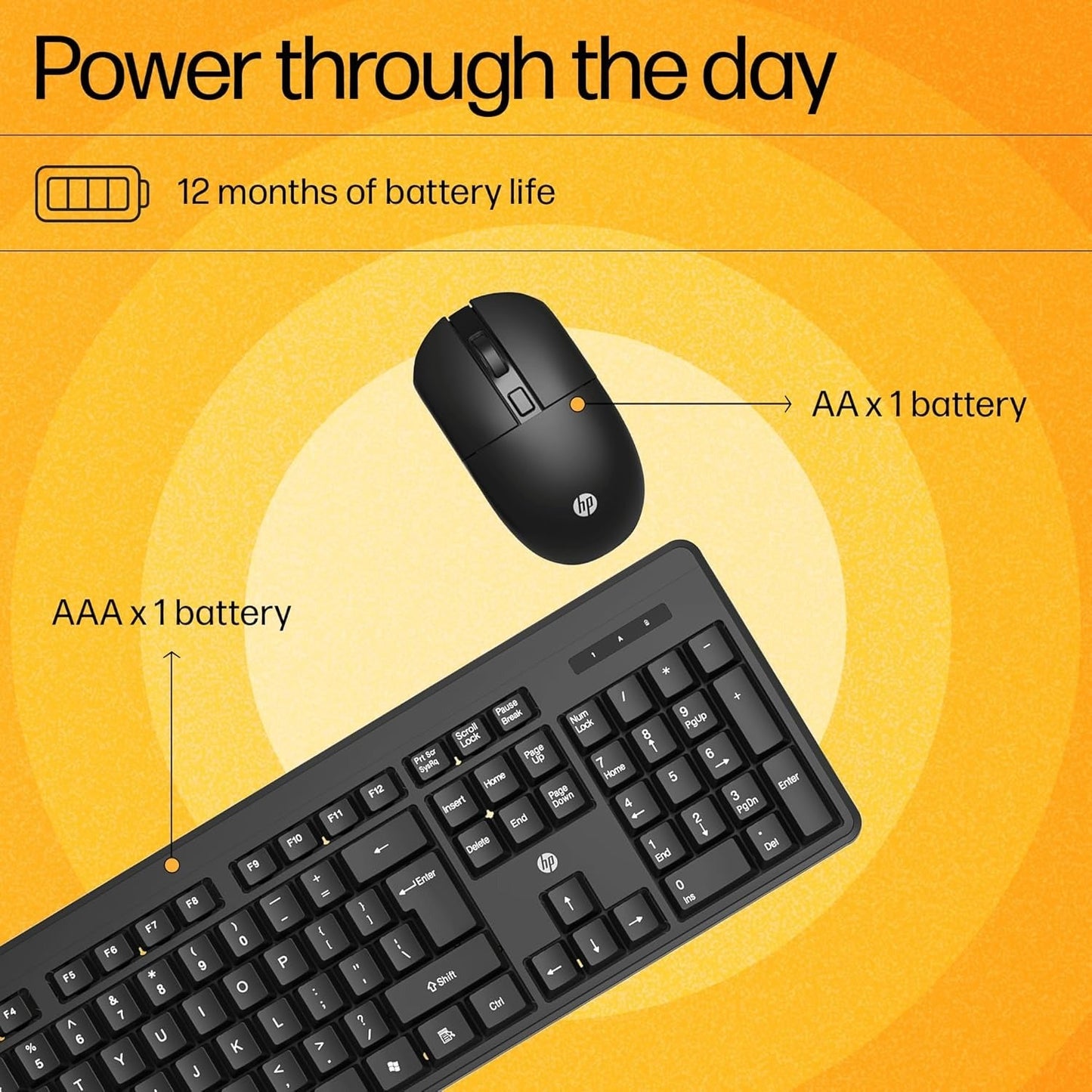 Kb+Mouse HP KM200 Wifi Combo 7J4H8AA