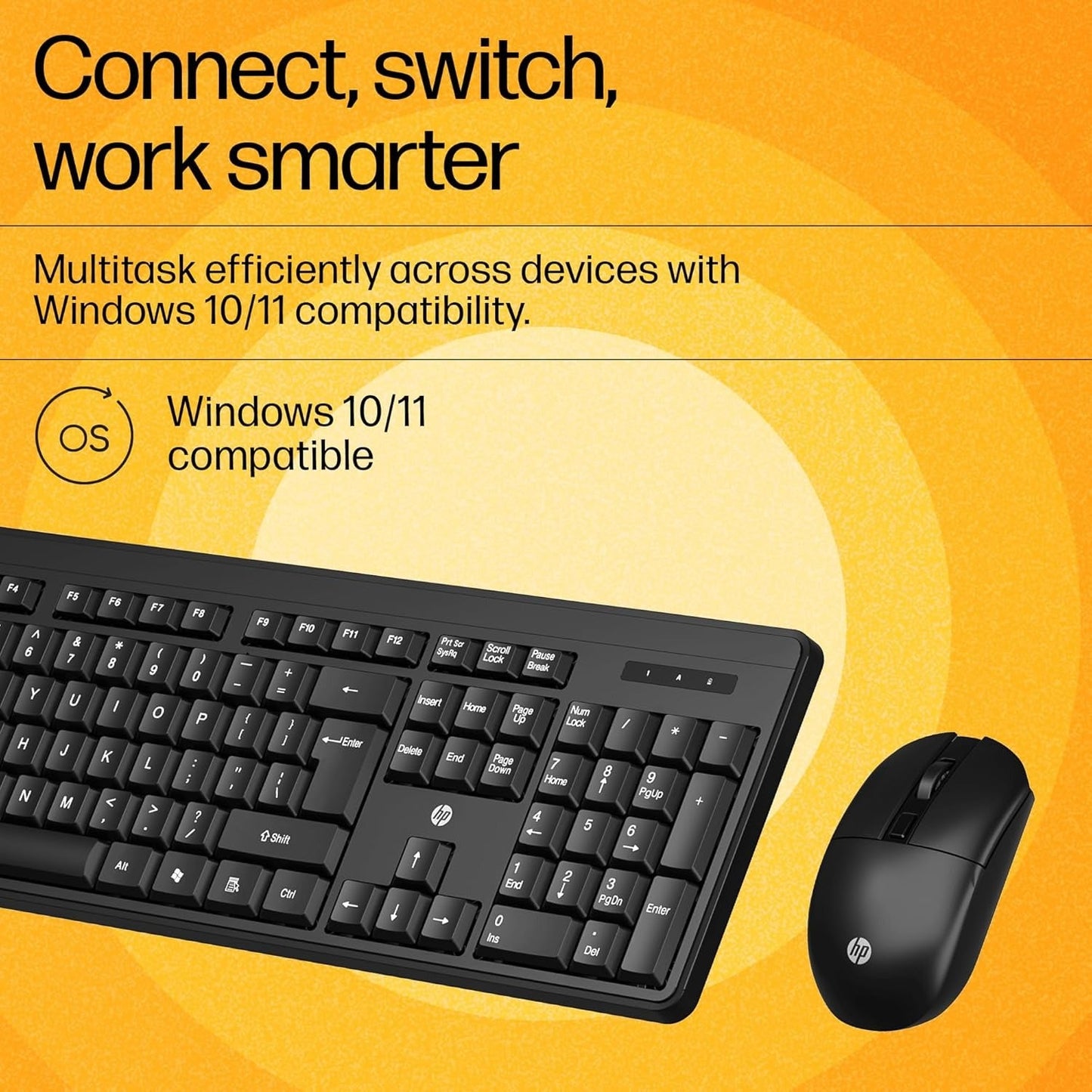 Kb+Mouse HP KM200 Wifi Combo 7J4H8AA