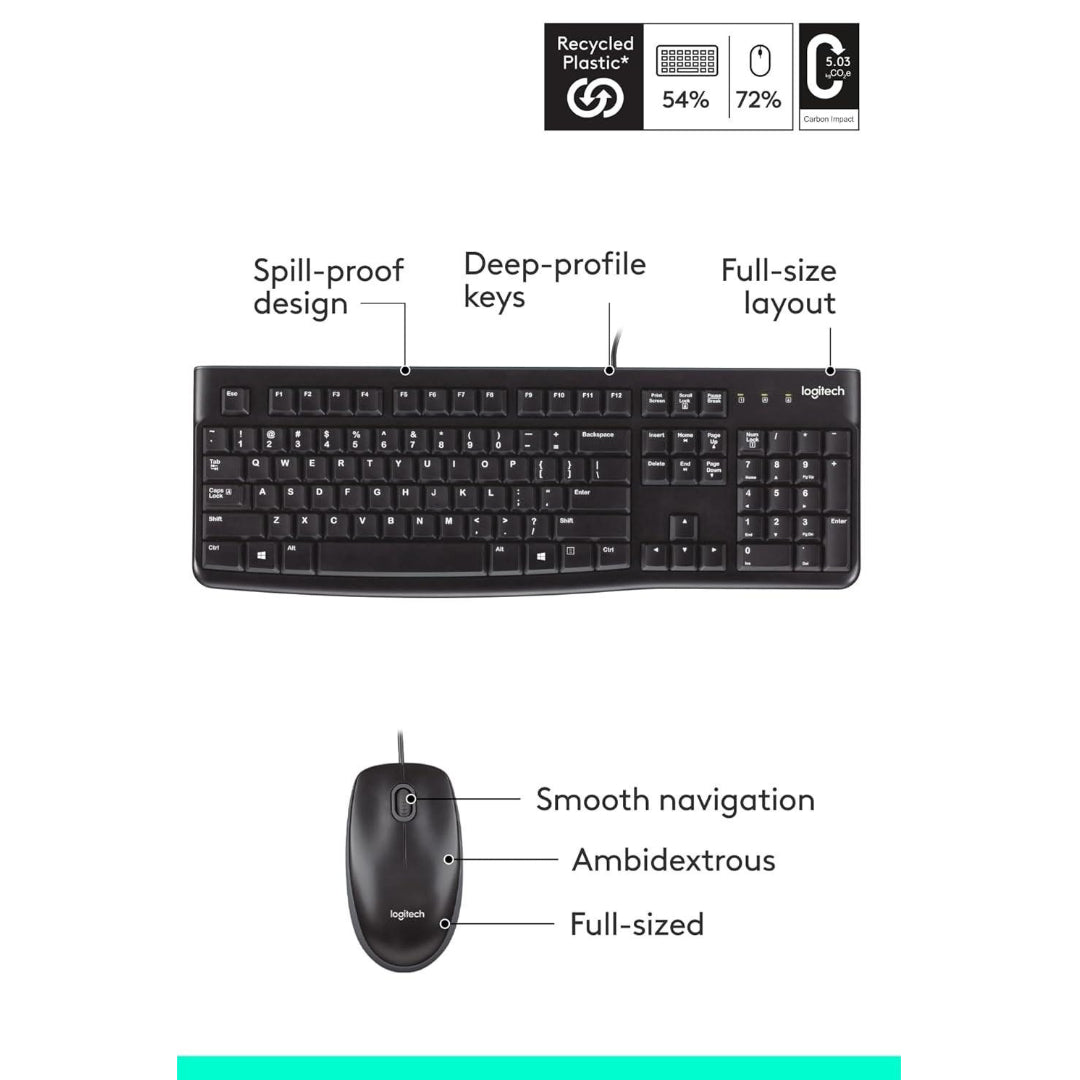 Kb+Mouse Logitech MK-120