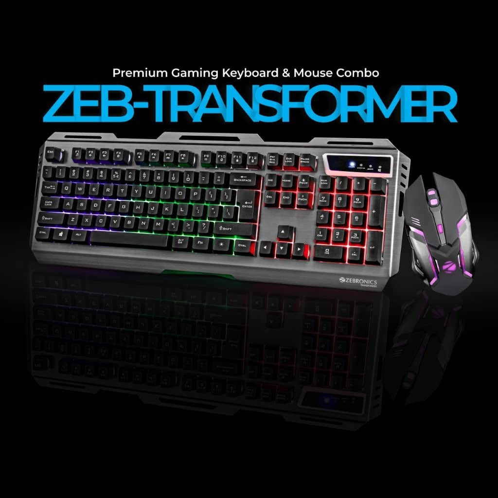 Kb+Mouse Zebronics Transformer 1 Combo