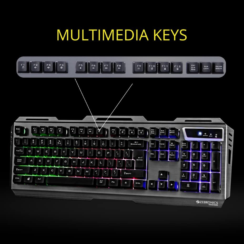Kb+Mouse Zebronics Transformer 1 Combo