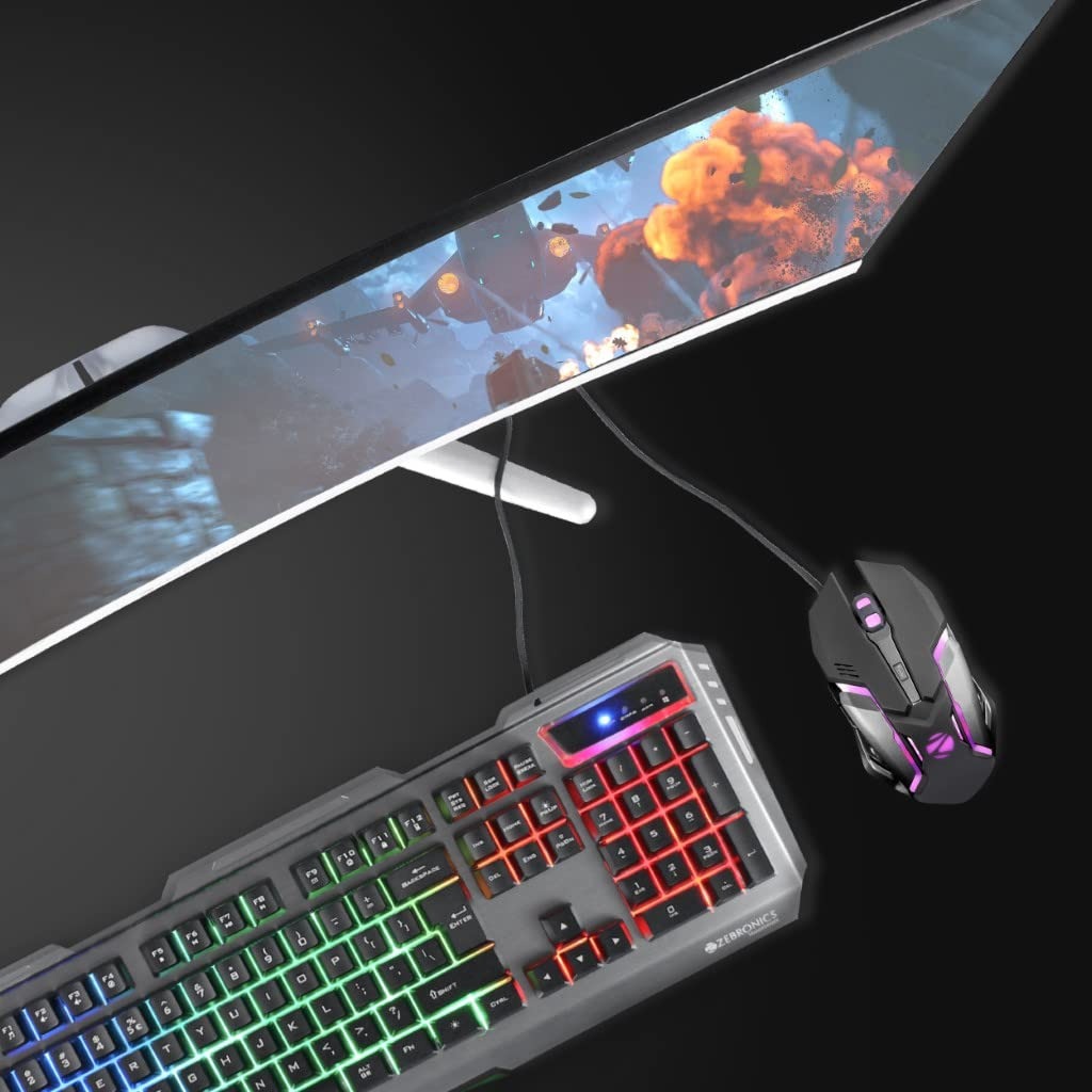 Kb+Mouse Zebronics Transformer 1 Combo