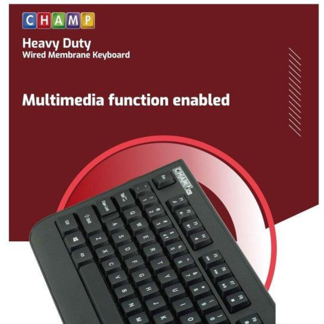 Keyboard Tvse Champ Blk Ps/2