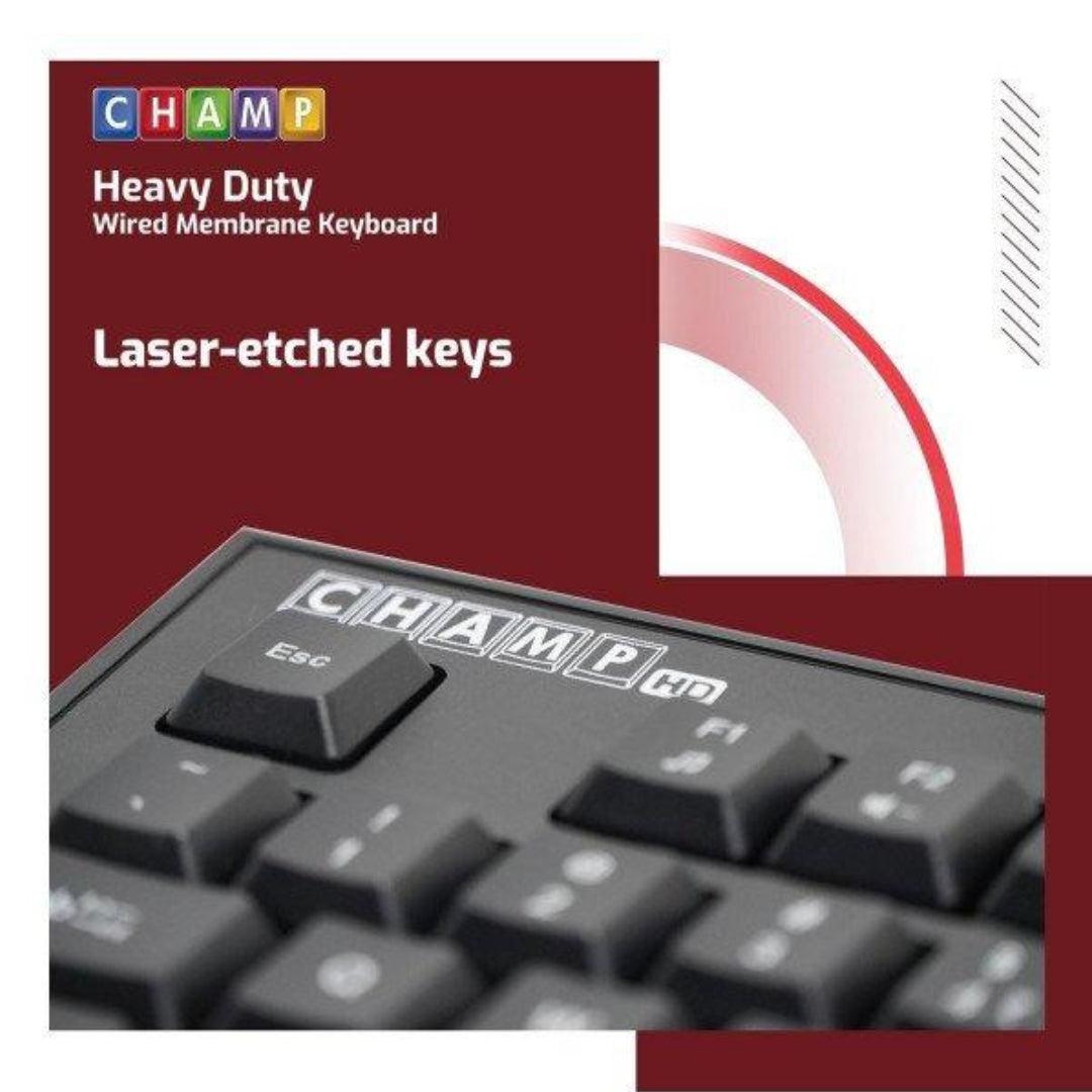 Keyboard Tvse Champ Blk Ps/2