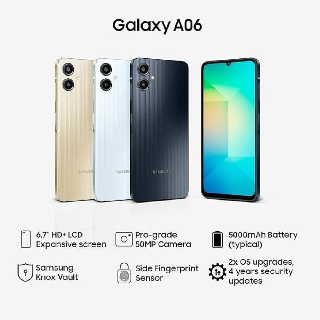 Mobile Samsung Galaxy SM-A065FLBD A06 4.64Gb Light Blue