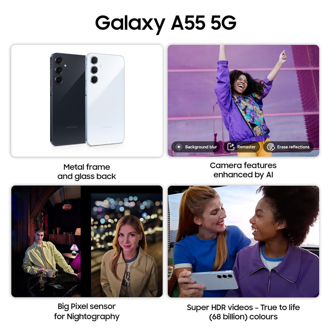 Mobile Samsung Galaxy SM-A556EZKH A55 5G 12.256Gb Navy
