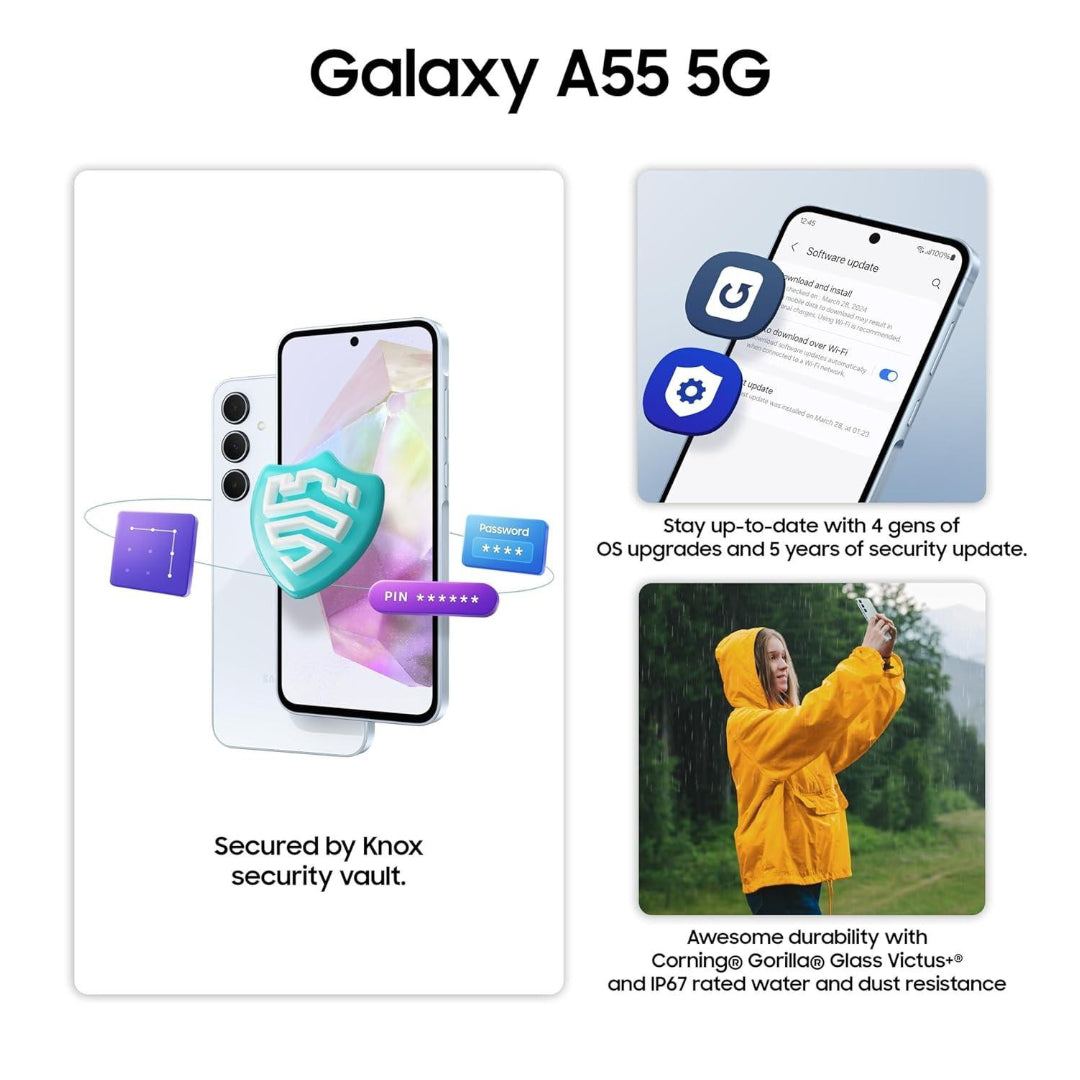Mobile Samsung Galaxy SM-A556EZKG A55 5G 8.256Gb Navy