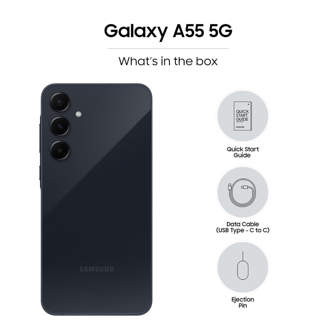 Mobile Samsung Galaxy SM-A556EZKH A55 5G 12.256Gb Navy