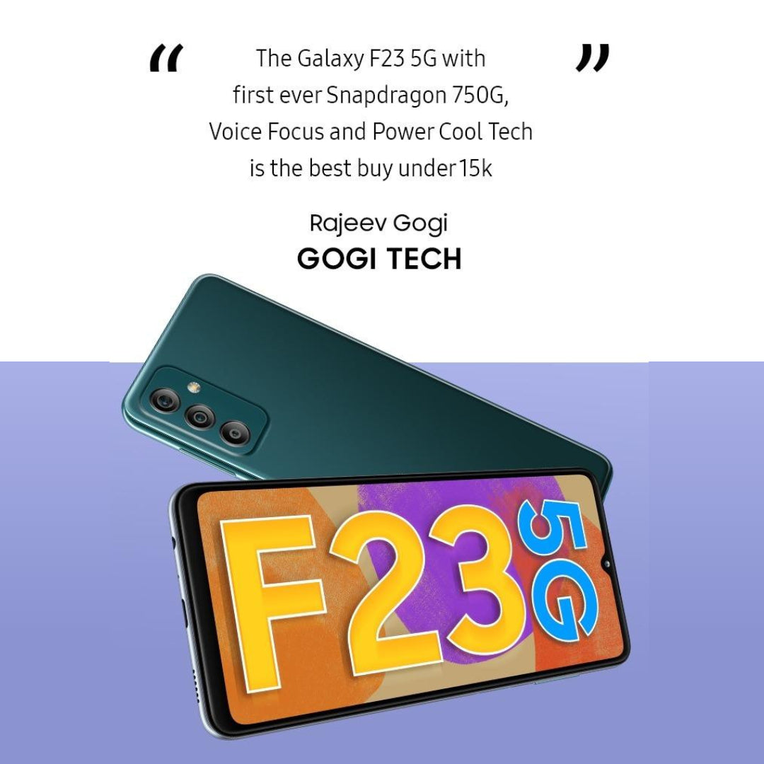 Mobile Samsung Galaxy SM-E236BLBH F23 5G 6.128Gb Aqua Blue