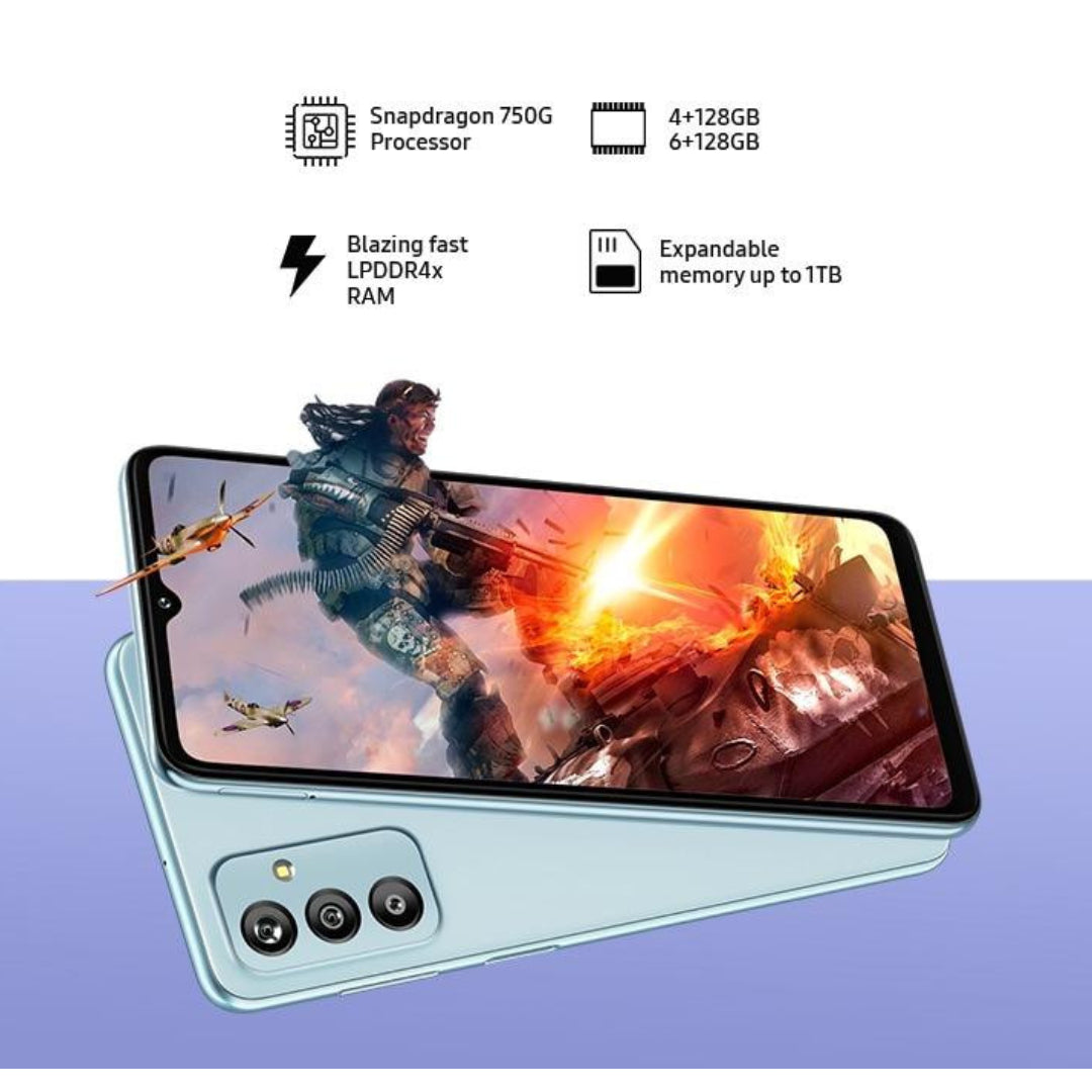 Mobile Samsung Galaxy SM-E236BLBH F23 5G 6.128Gb Aqua Blue