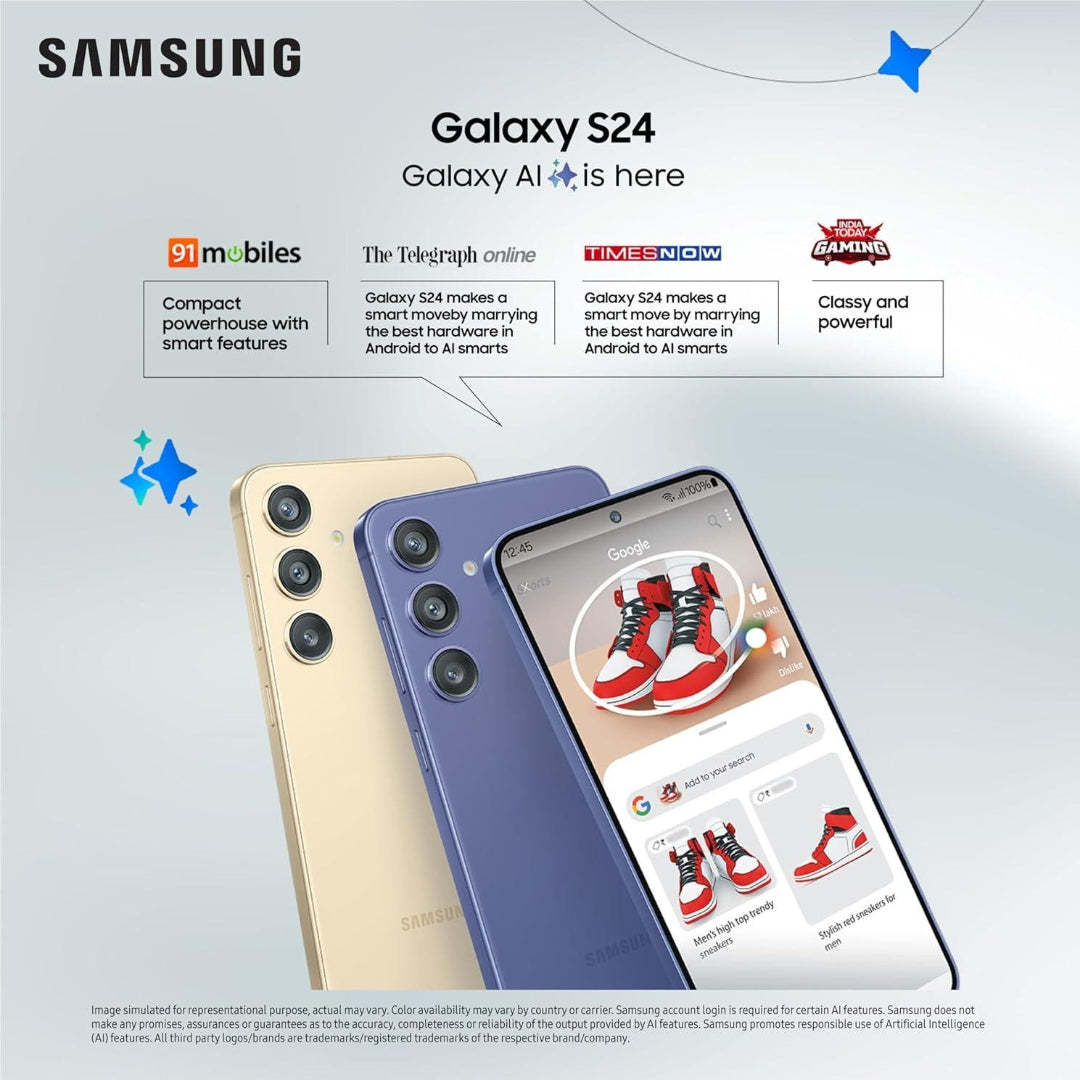 Mobile Samsung Galaxy SM-S921BZKC S24 5G 8.256Gb Onyx Black