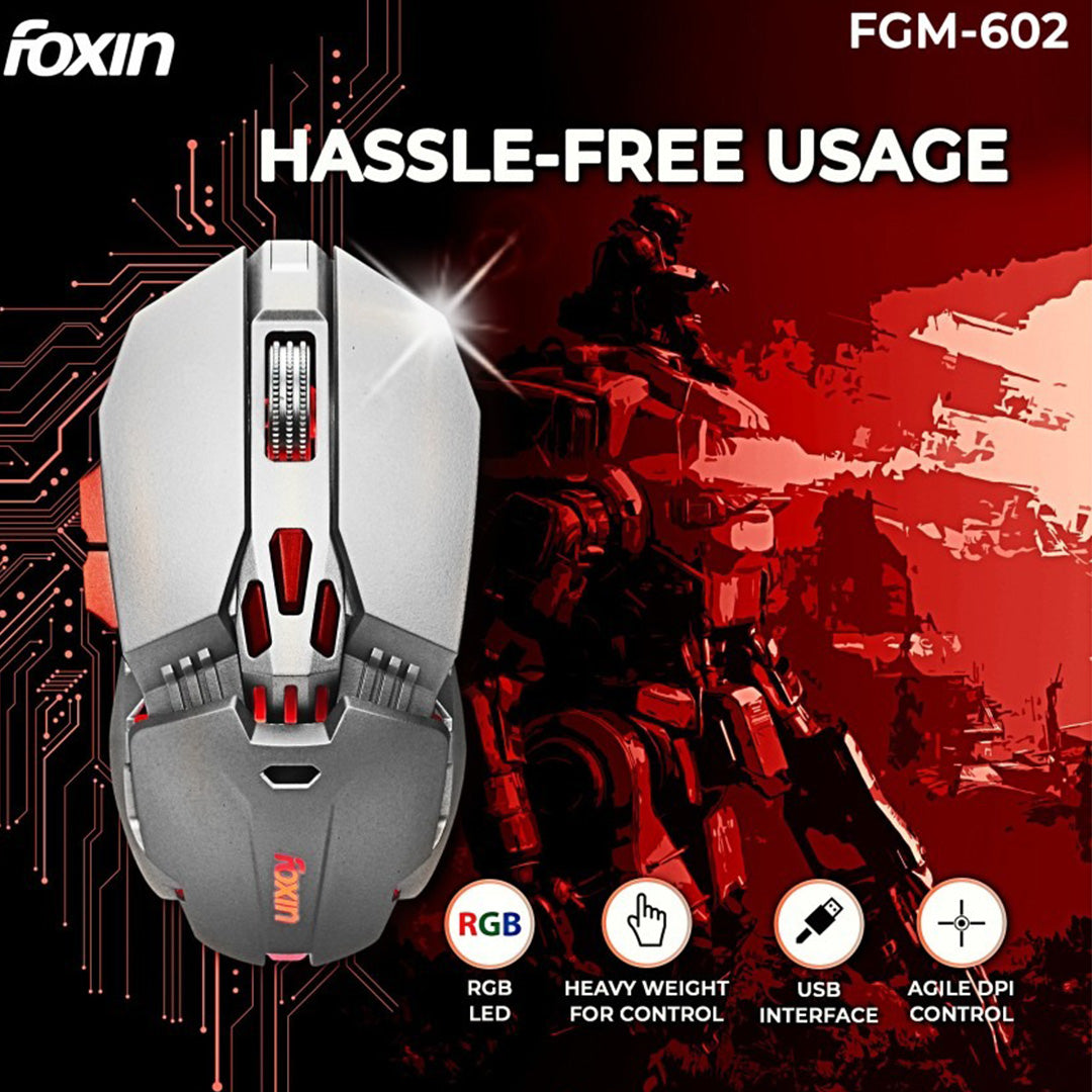 Mouse Foxin Gaming Fgm 602