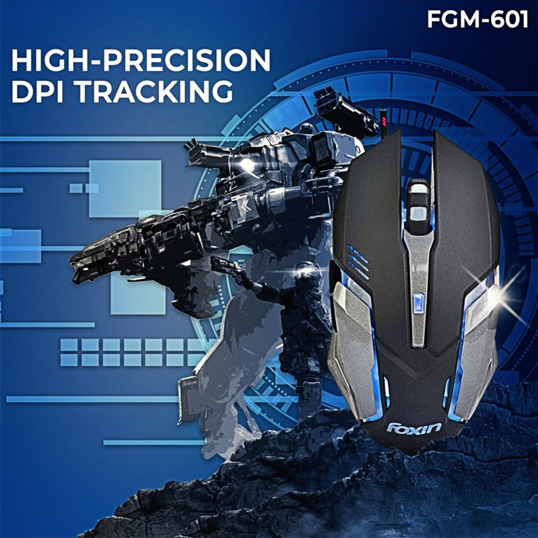 Mouse Foxin Wired Gaming Fgm 601
