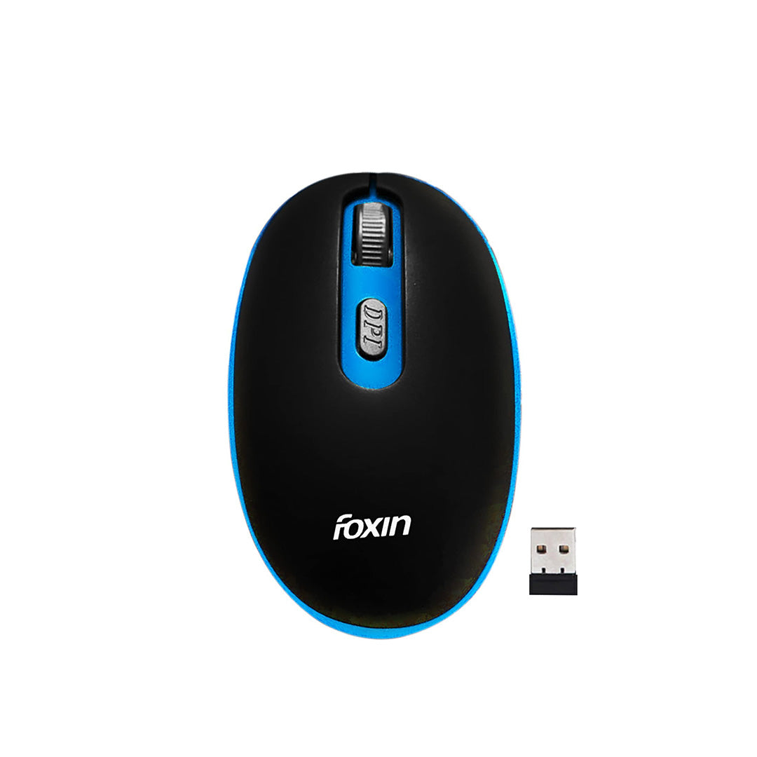 Mouse Foxin Wireless Fwm 9099 Vibrant Blue