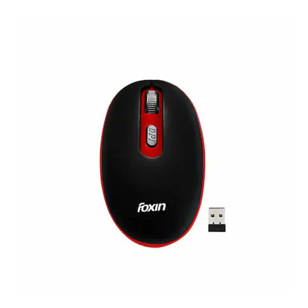 Mouse Foxin Wireless Fwm 9099 Vibrant Red