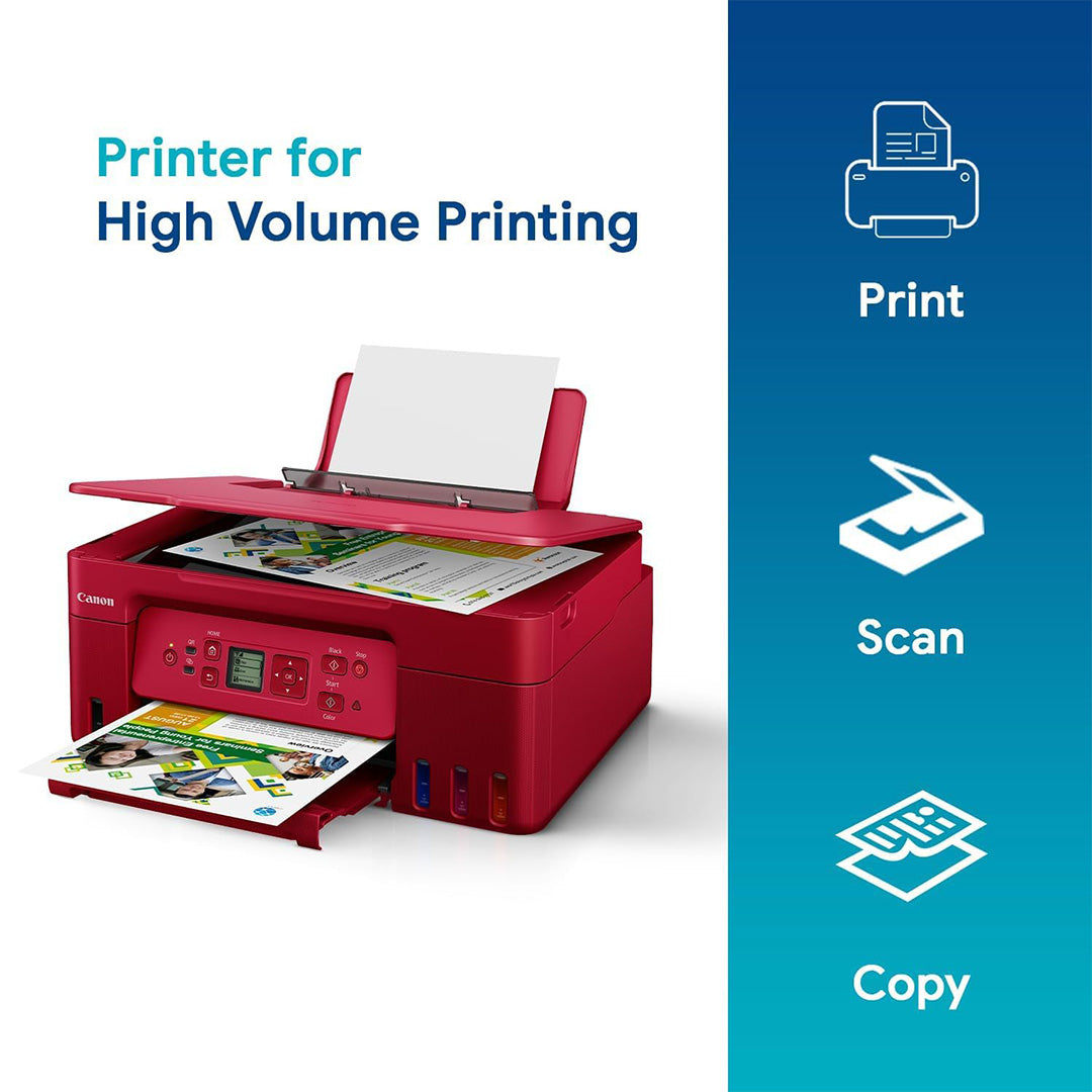 Printer Canon Ink Tank G3770 Red