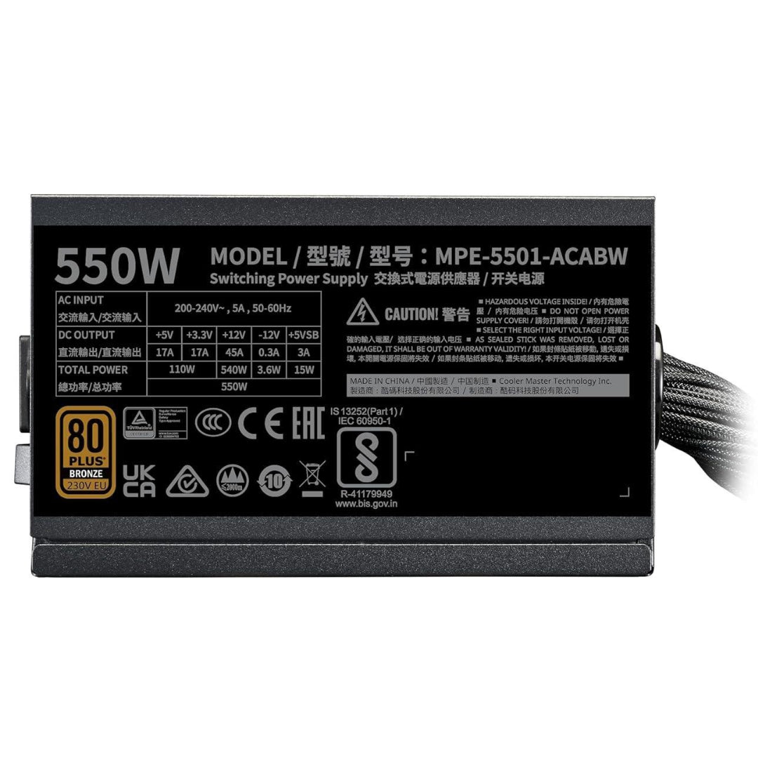 Smps Cooler Master Mwe550 Bronze V3 80+