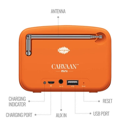 Carvaan Mini 2.0 Bhagwad Gita Orange MR0029