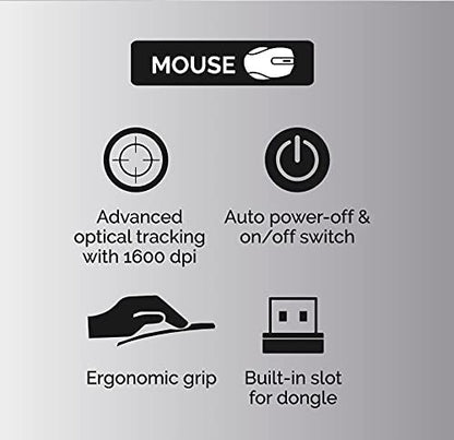 Kb+Mouse Tvse Platina Gold Wi-fi Combo