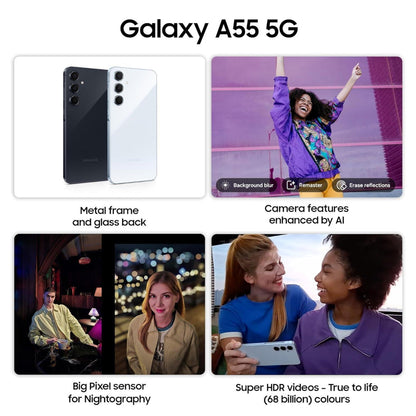 Mobile Samsung Galaxy SM-A556EZKG A55 5G 8.256Gb Navy