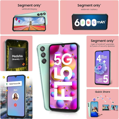 Mobile Samsung Galaxy SM-E156BLGG F15 5G 6.128Gb Jazzy Green