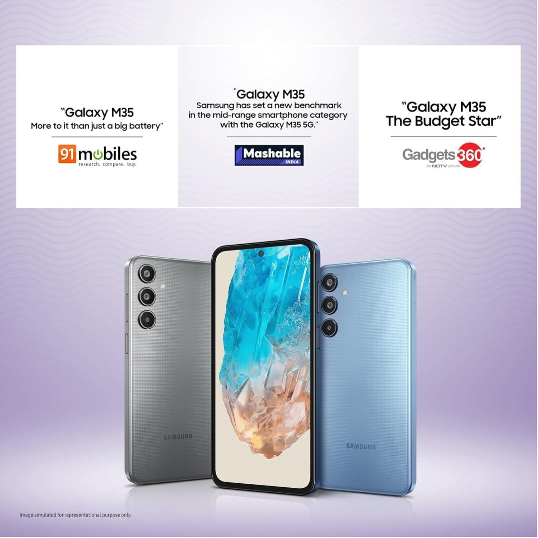 Mobile Samsung Galaxy SM-M356BZAB M35 5G 6.128Gb Thunder Gray