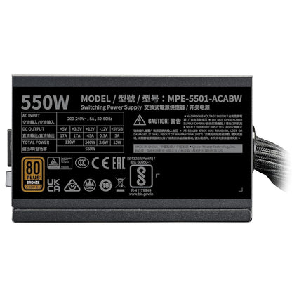 Smps Cooler Master Mwe550 Bronze V3 80+